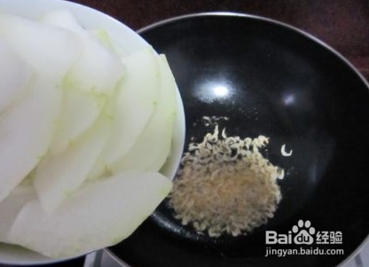 冬瓜烧虾皮的做法