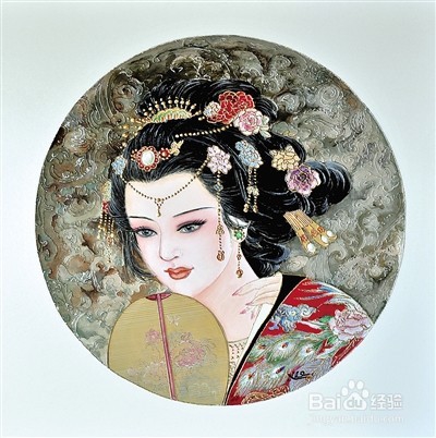教你如何画装饰画(沥粉贴金)