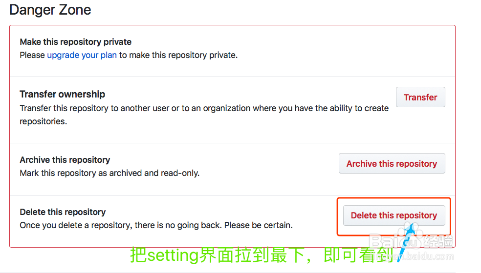 Git 学习教程 之 如何删除GitHub多余repository