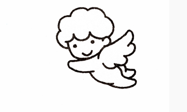 画小天使的步骤