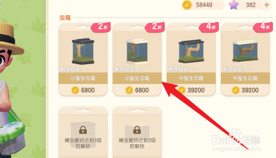 心动小镇怎么获得小型生态箱