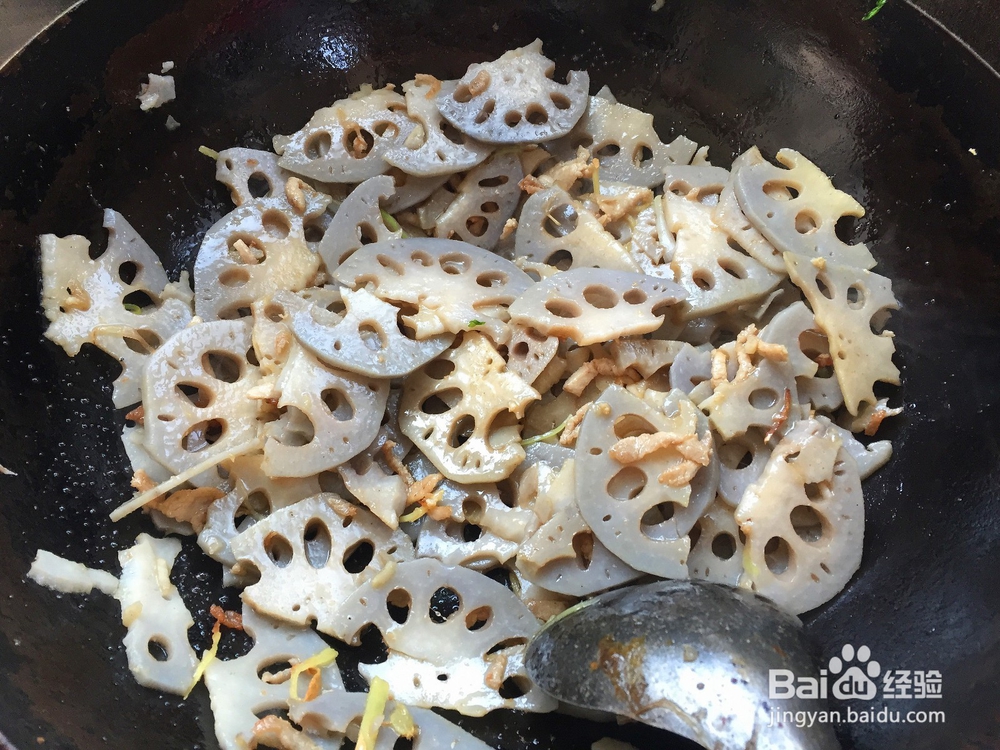 莲藕炒肉丝，家常菜必备之选！