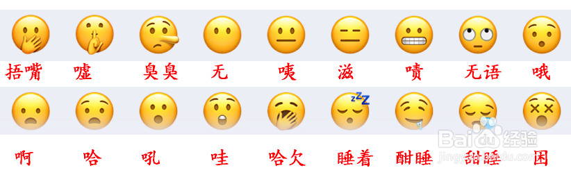 搜狗emoji表情含义图解