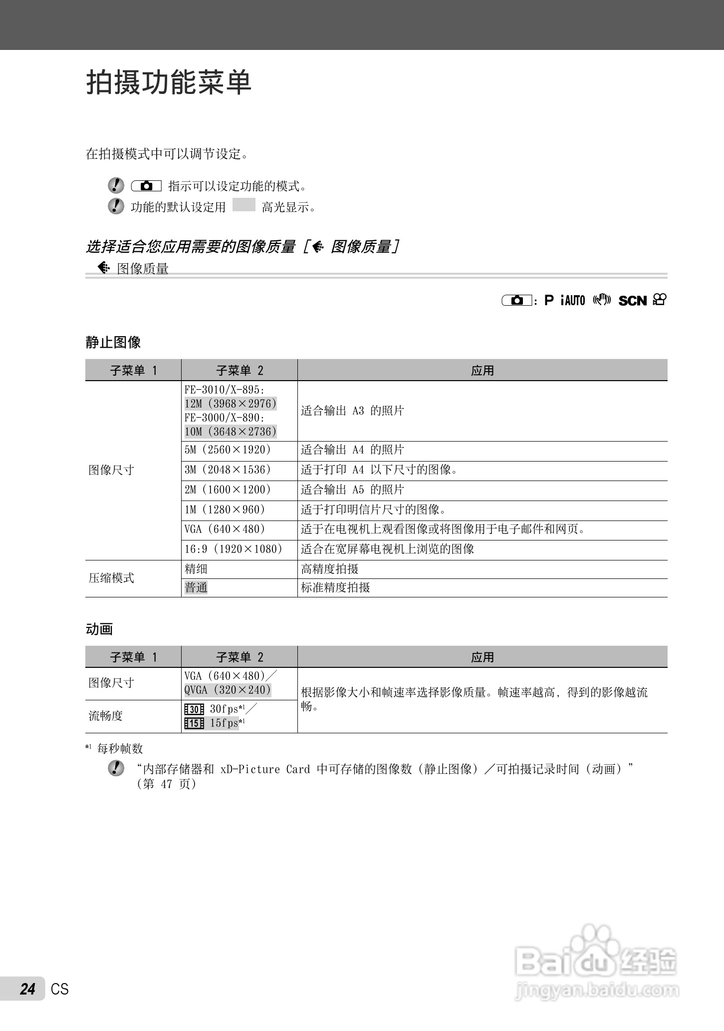 OLYMPUS FE-3010/X-895 FE-3000/X-890数码照相机使用:[3]