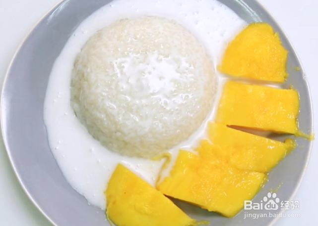 椰浆糯米饭的做法