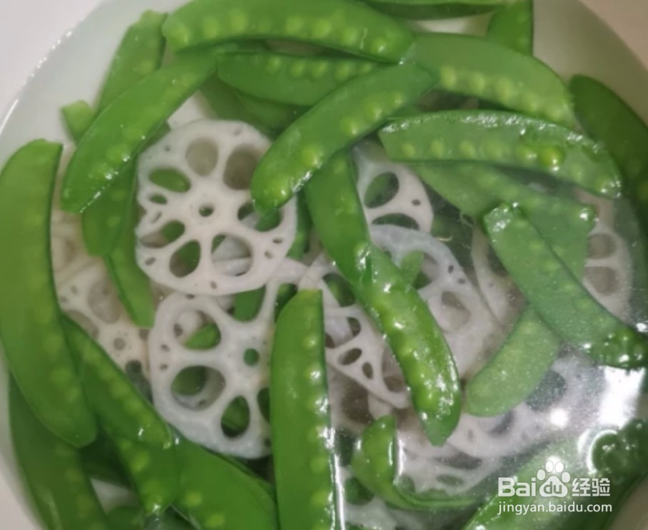 荷兰豆炒藕片,吃货有秘方3号作品