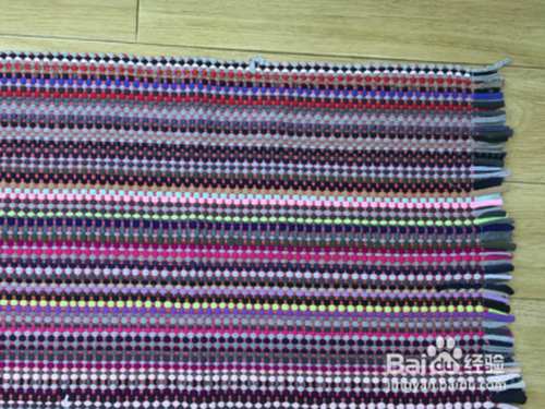布条编织地毯方法?