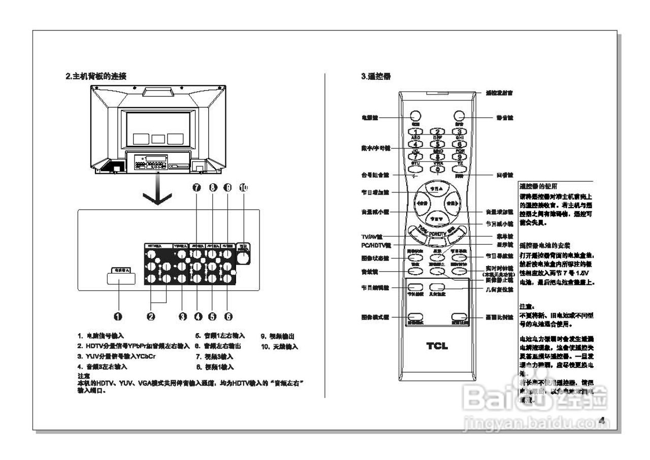 TCL王牌HID32A90H(彩电使用说明书