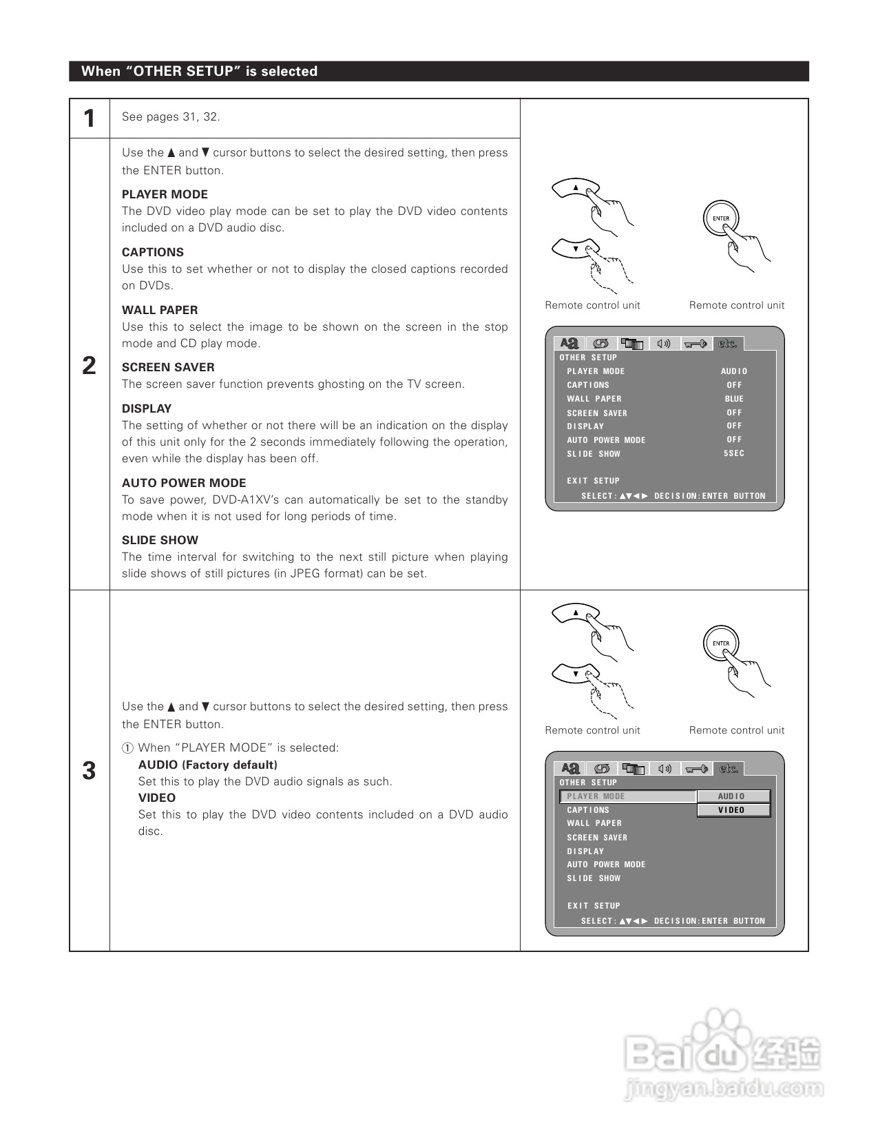 DENON DVD-A1XV播放机说明书:[3]