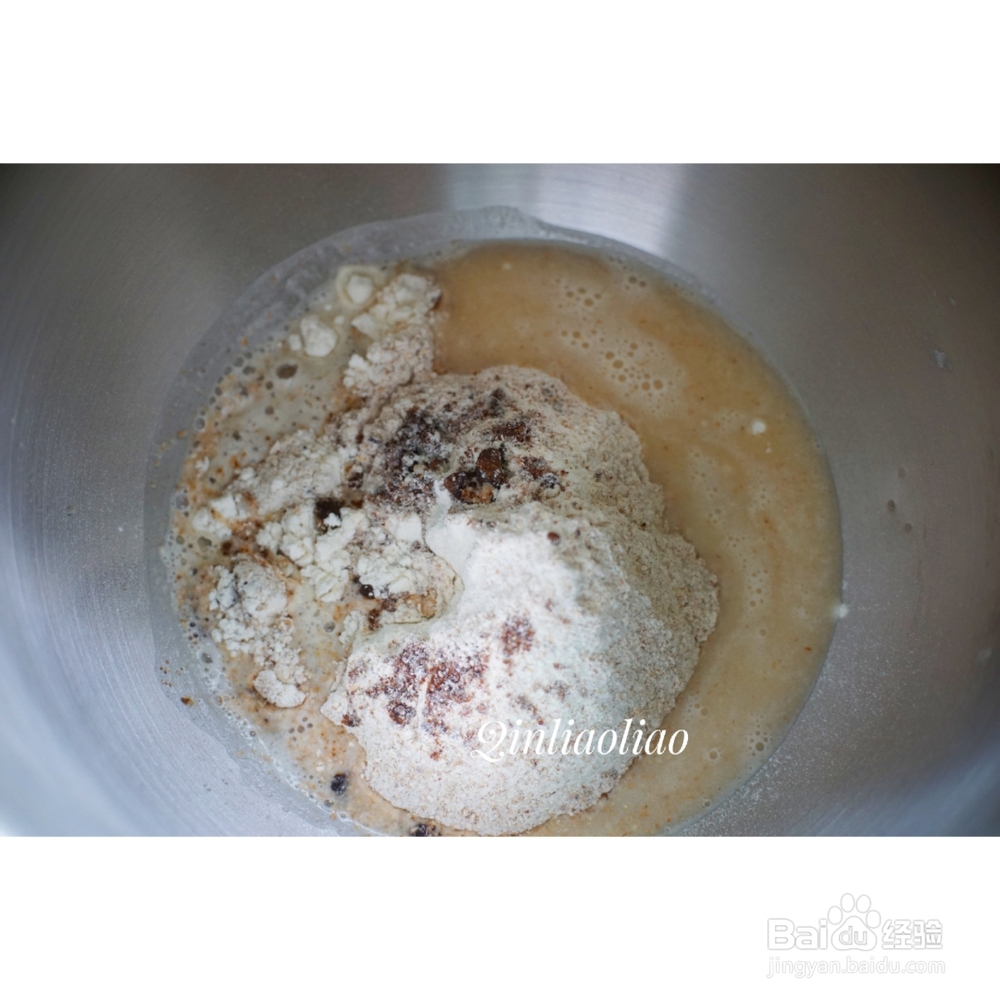 诱惑味蕾的全麦板栗核桃软欧