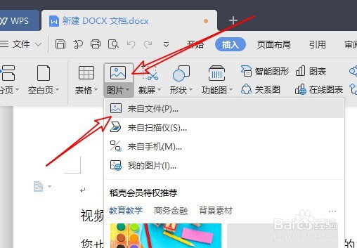 wps2019怎么将彩色图片变成黑白图片