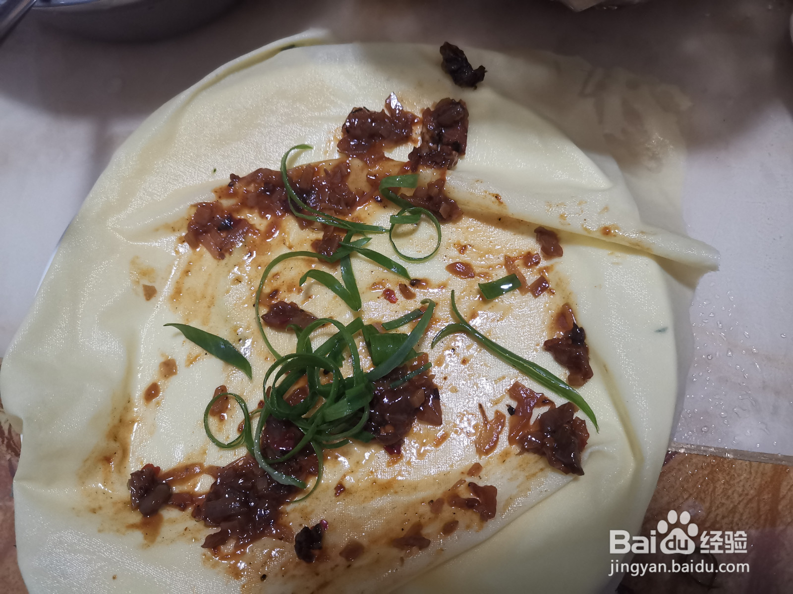 辣酱味干豆腐饭卷