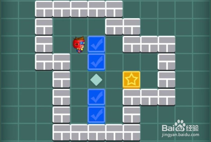 逻辑箱子手游第一关怎么通关