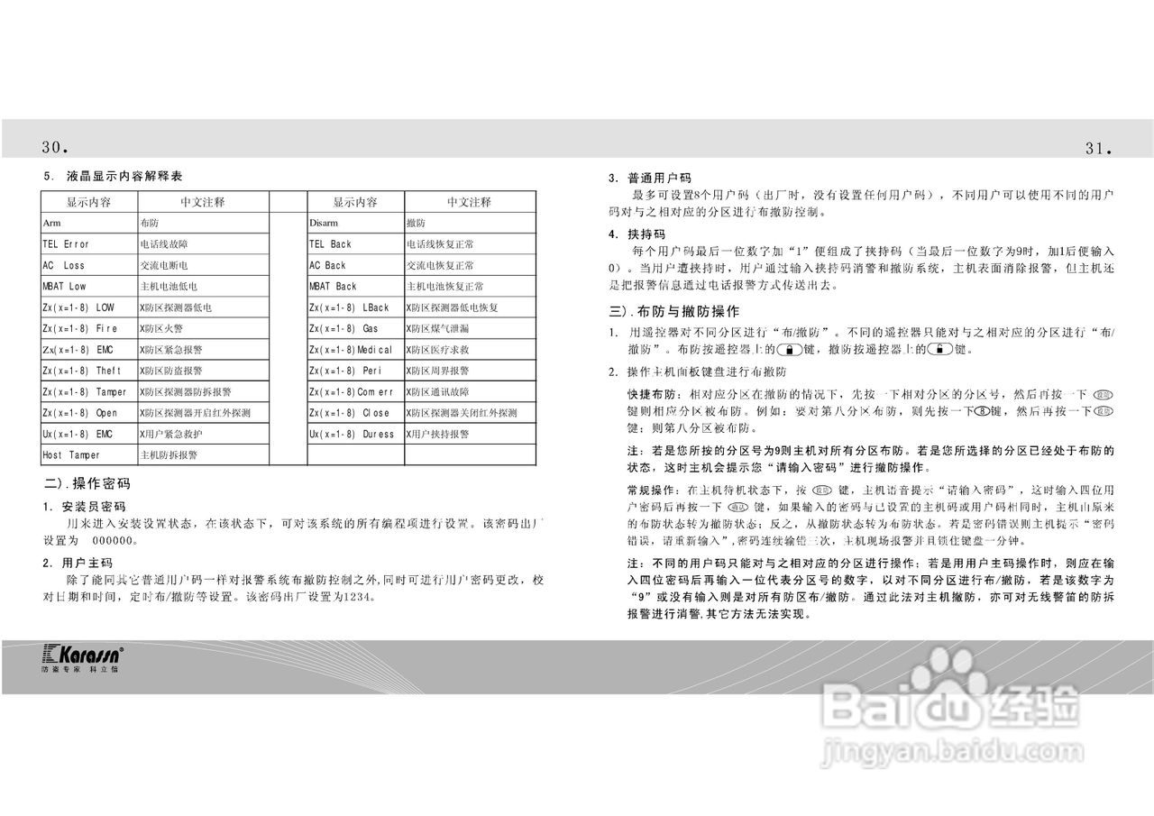 科立信KS-898A报警器说明书:[2]