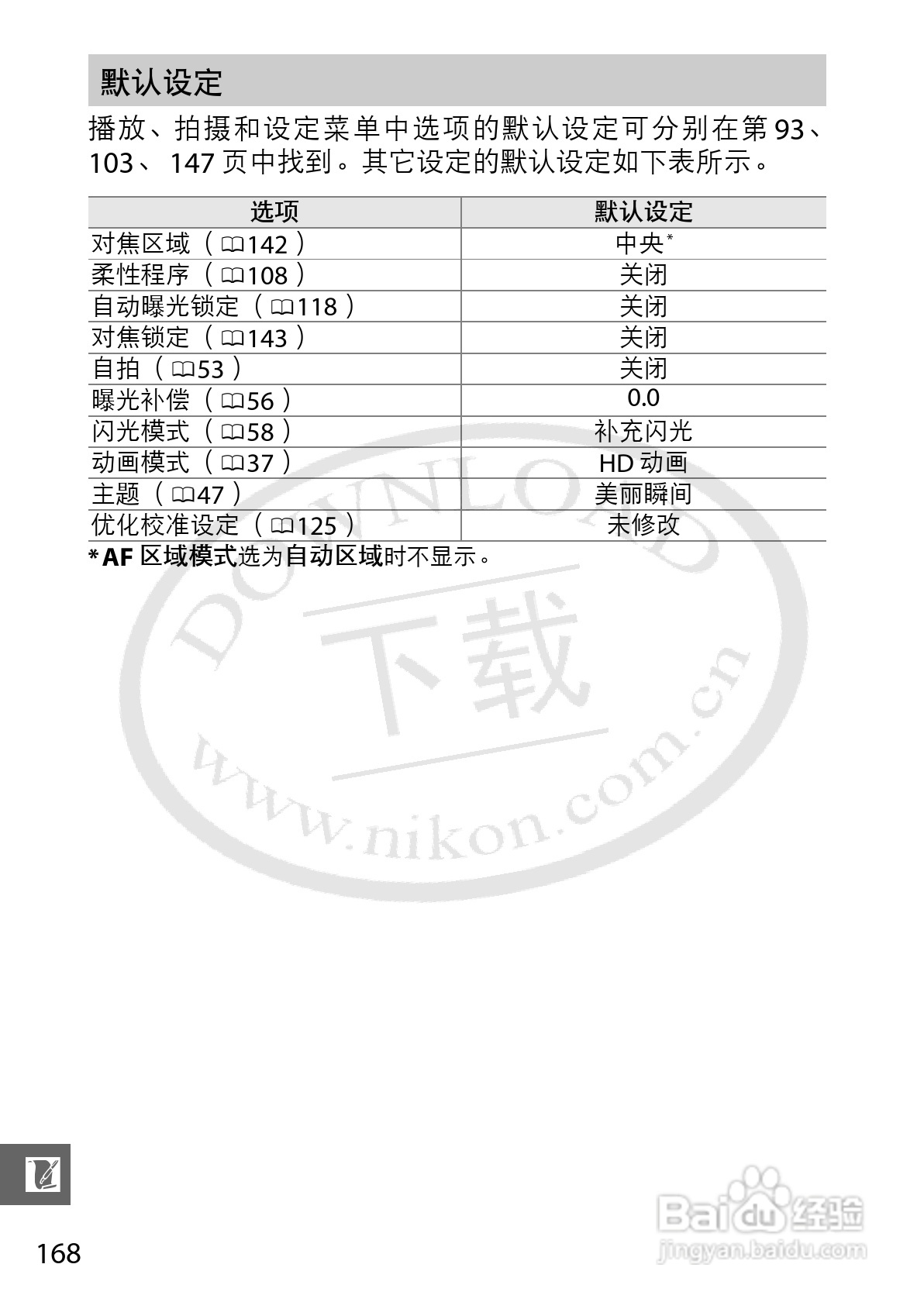 尼康Nikon 1 J1数码相机使用说明书:[19]