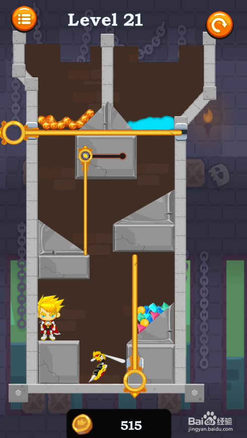 如何通过Caio Hero Rescue的Level 21?