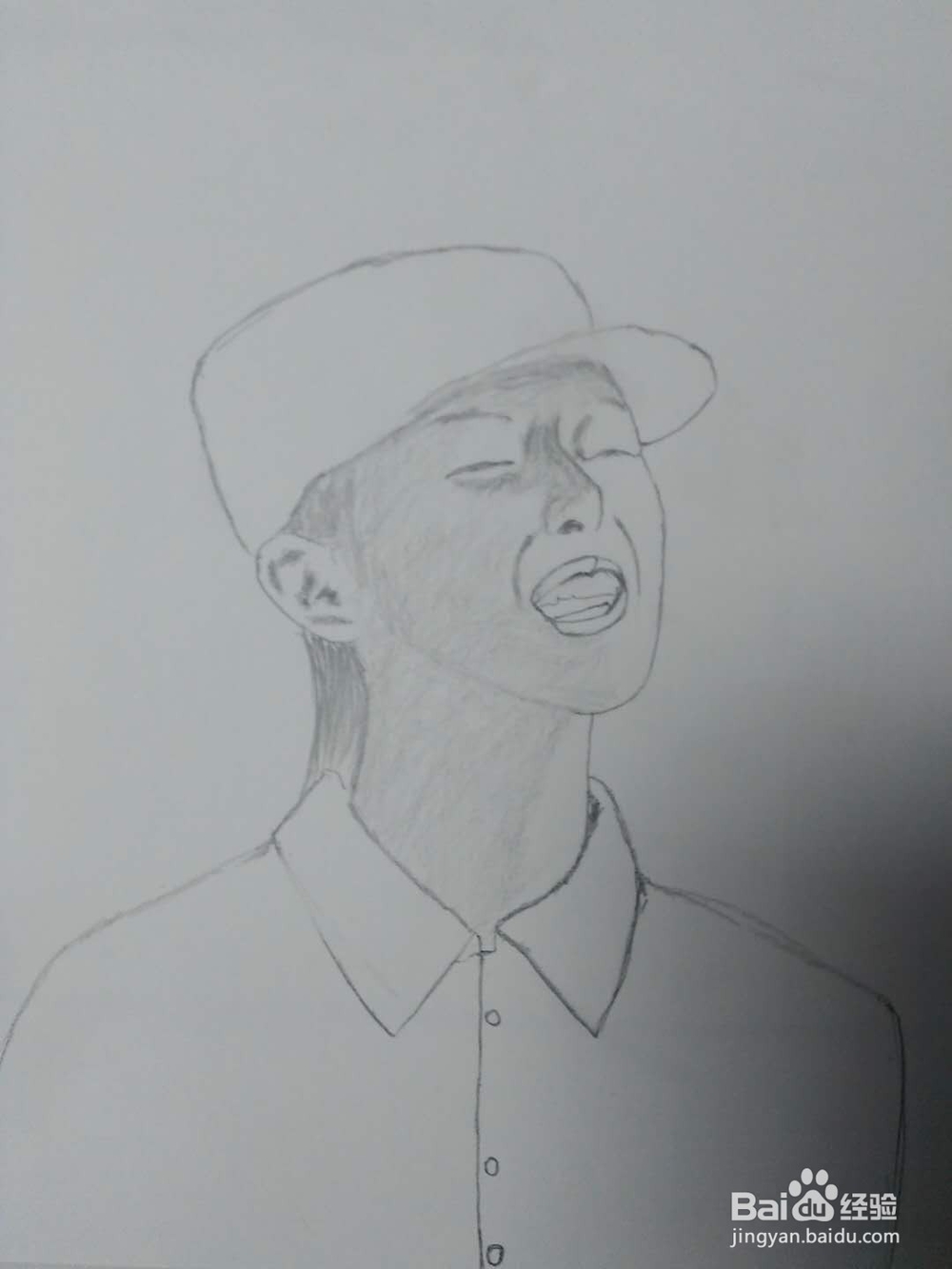 周冬雨的仕女画法。