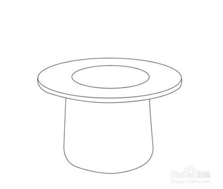 如何画魔术帽子简笔画