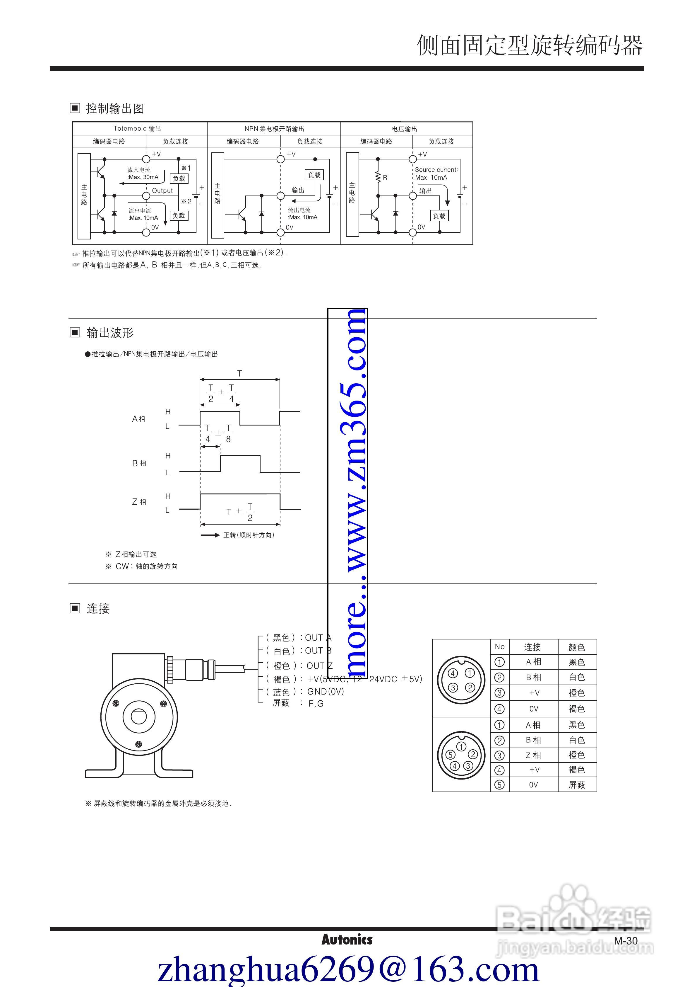 Autonics旋转编码器使用说明书:[3]