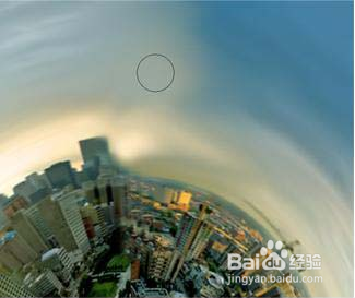 ps教程:制作圆形立体3D城市照片