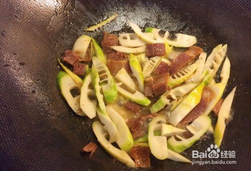 火腿炒春笋是怎么炒的家常做法教程图解
