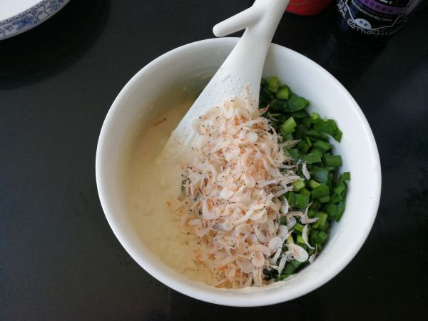 虾皮山药韭菜煎饼