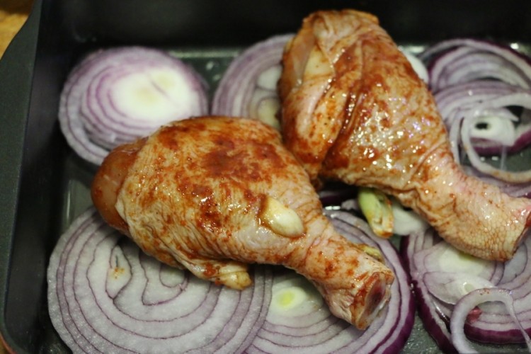 教你做香烤鸡腿配土豆,简单易学