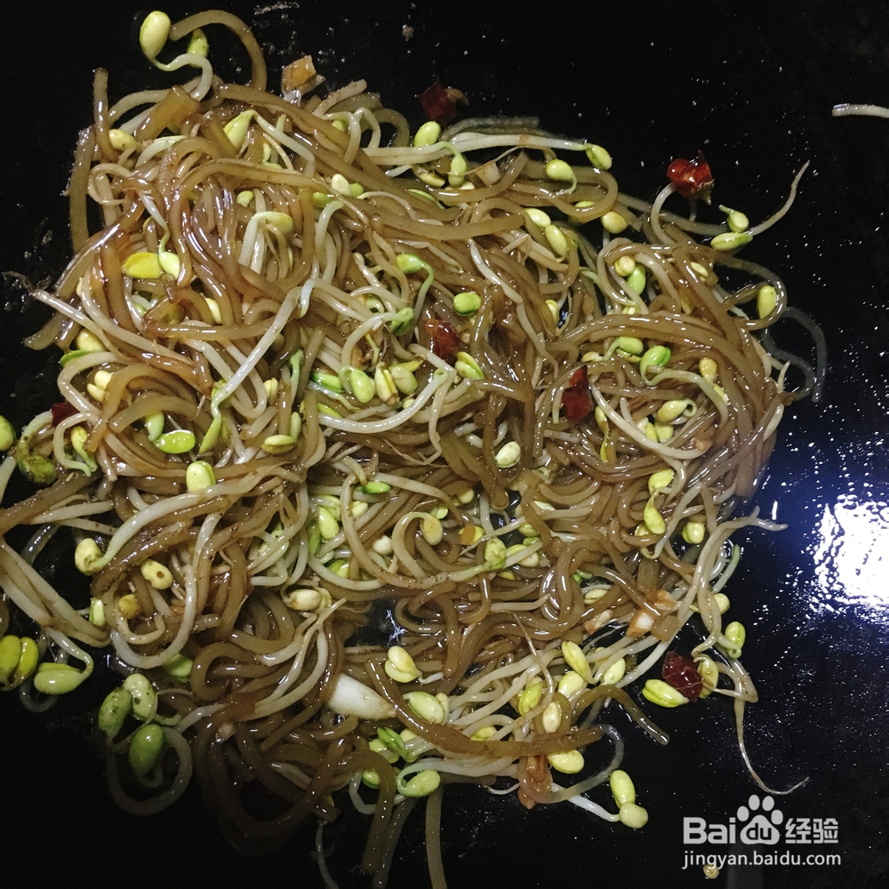 心心念念的黄豆芽炒粉条