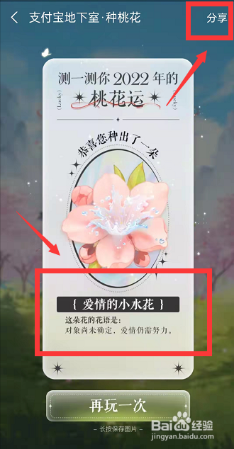 支付宝地下室种桃花怎么玩