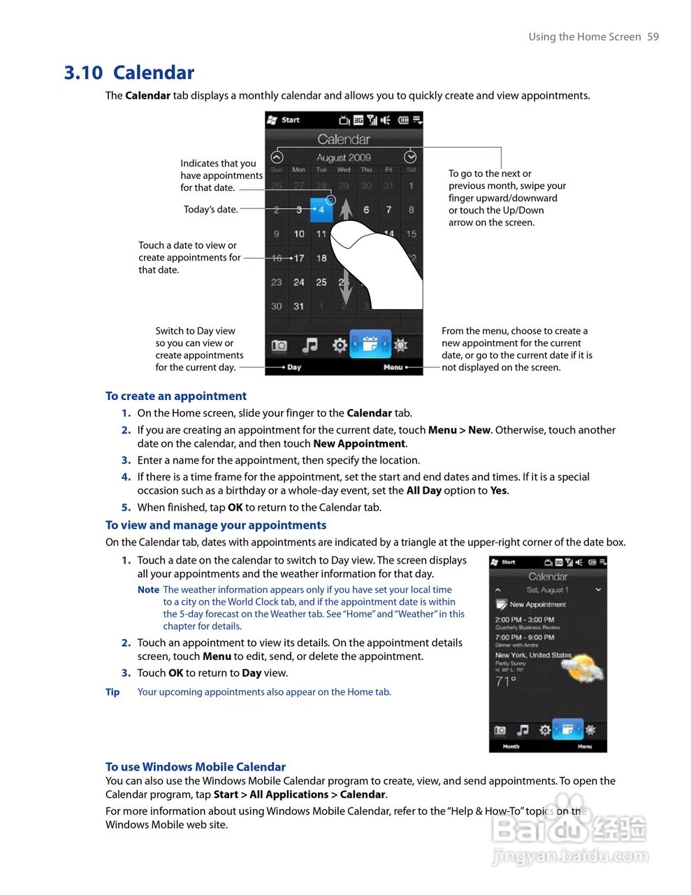 HTCfor HTC Imagio (Verizon)手机说明书:[6]