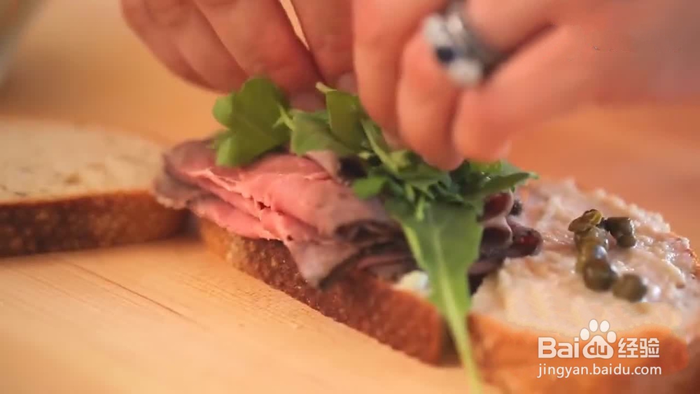 牛肉三明治的做法