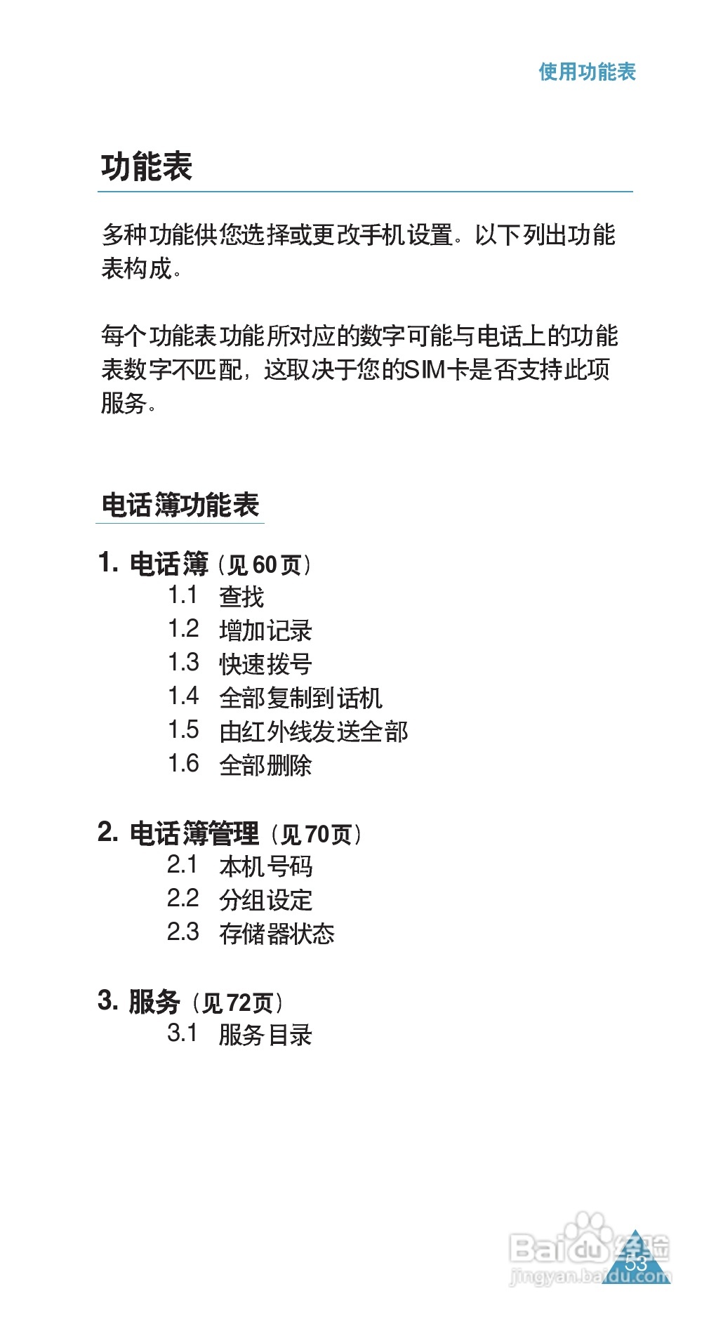 三星SGH-E708手机使用说明书:[6]