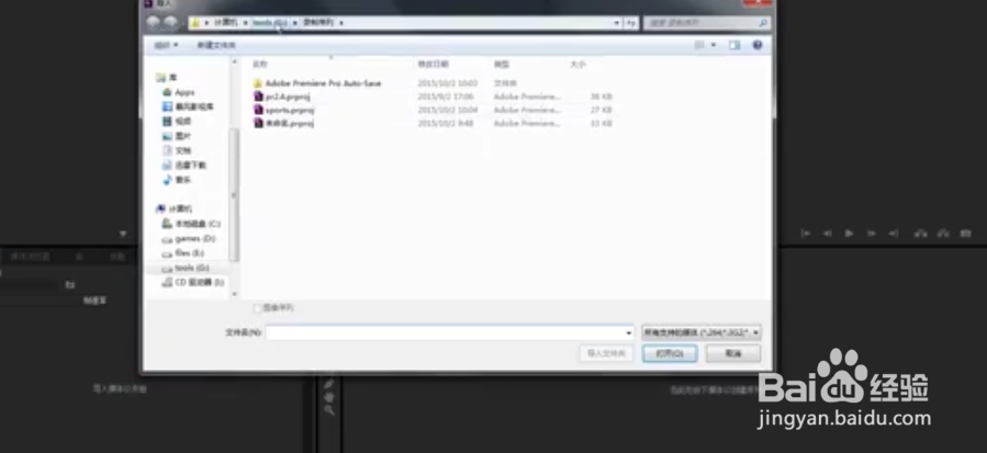 如何使用premiere对项目面板深入和解释素材