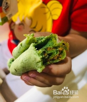 健康养生佳品高颜值菠菜鸡蛋卷饼的做法