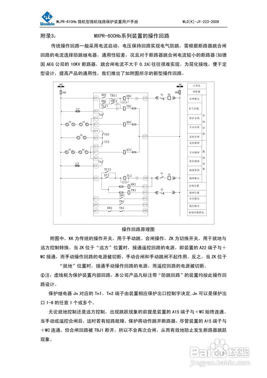 MLPR-610Hb微机型线路保护测控装置用户手册:[4]