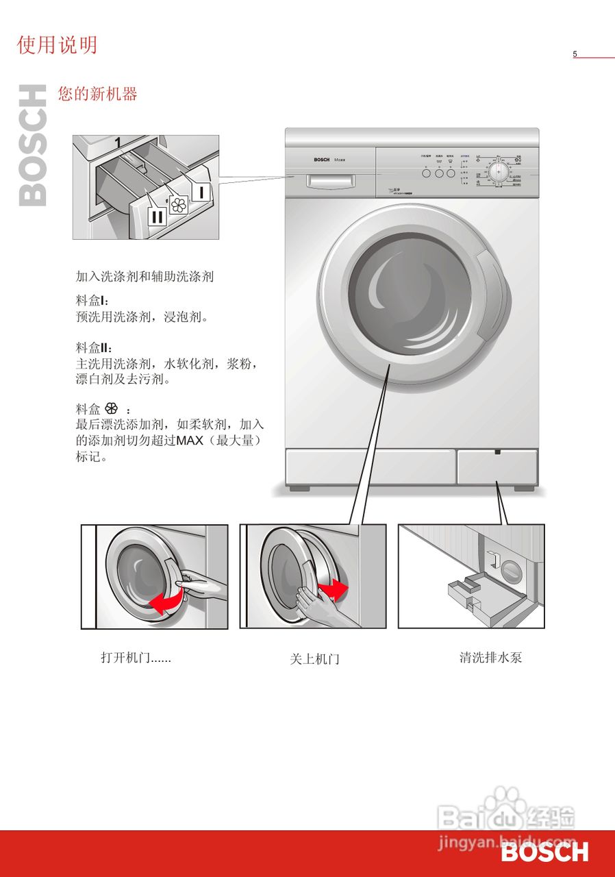 博世洗衣机(WFC40810)说明:[1]