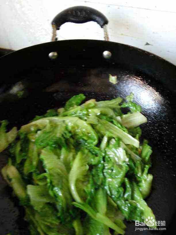 蚝油生菜的家常做法