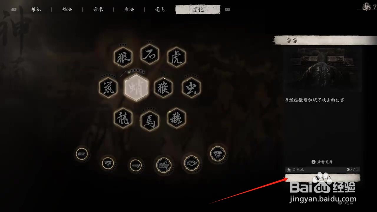 黑神话悟空怎么参悟霏霏