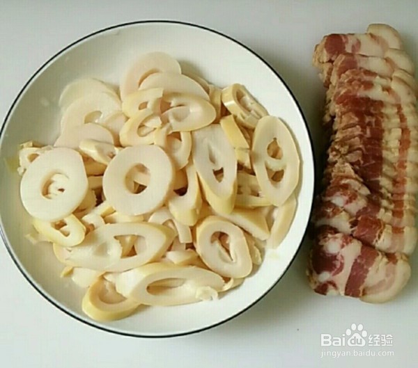 竹笋炒腊肉做法