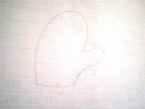 简笔画手套的画法