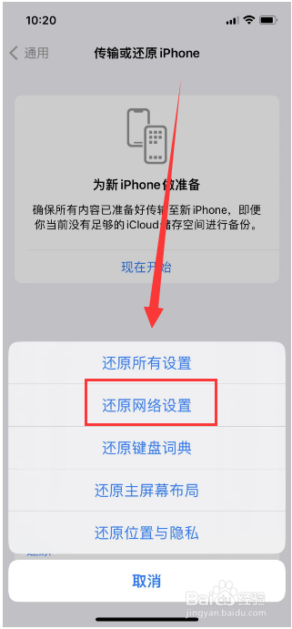 苹果手机有网络信号但不能上网