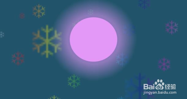 PS怎么快速制作一个发光的圆