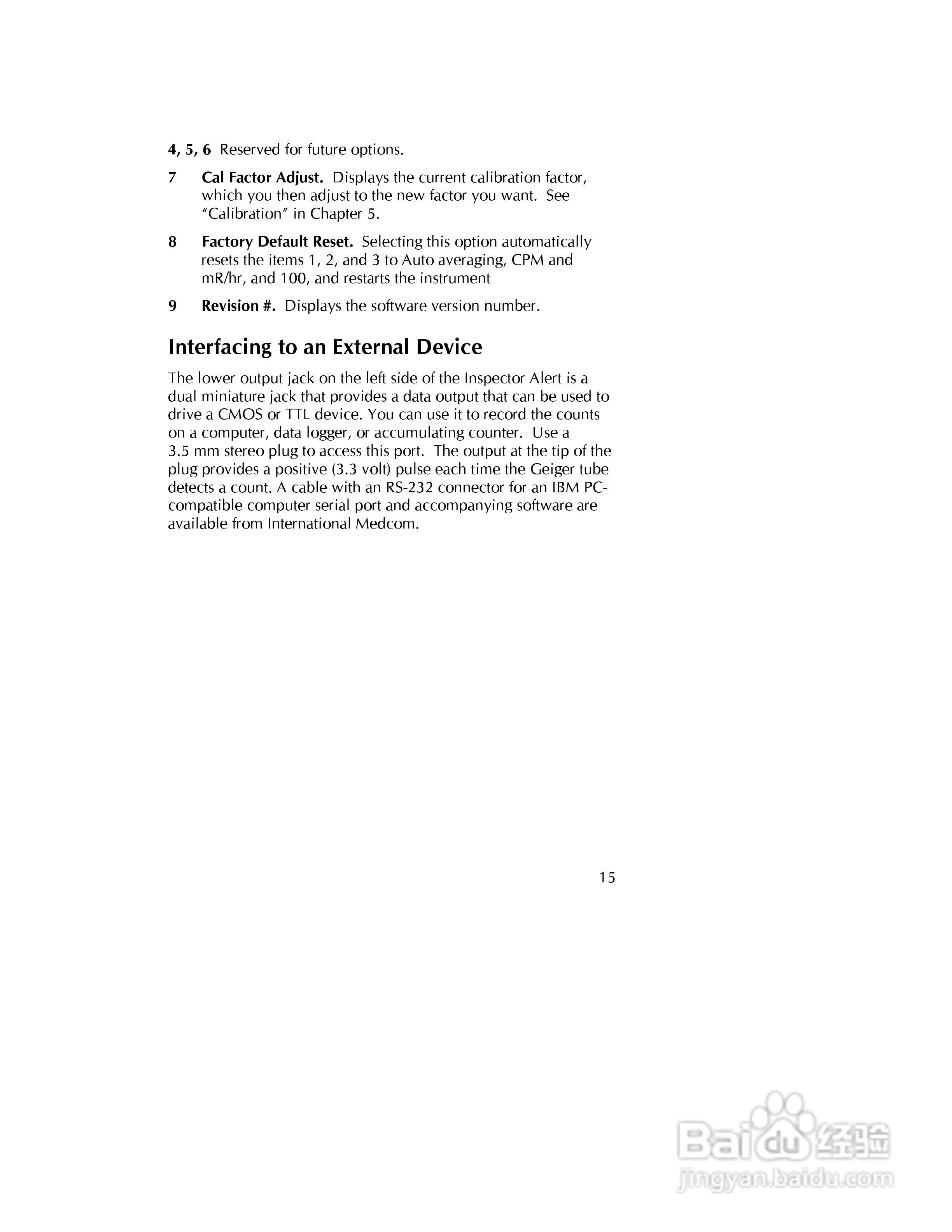 Inspector alert 辐射检测仪说明书:[2]