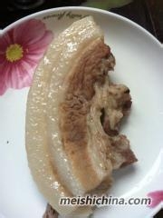 分享蒜泥白肉的做法