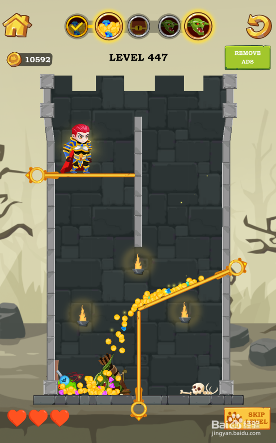 Super Hero Rescue的Level 447怎样通过