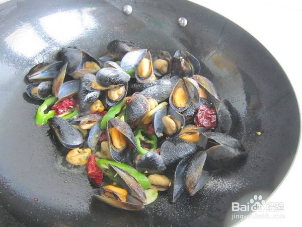 辣炒海虹的做法