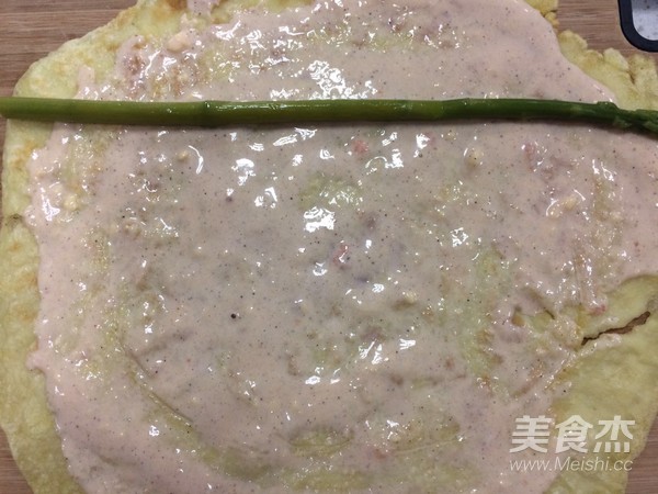 烟熏三文鱼卷饼