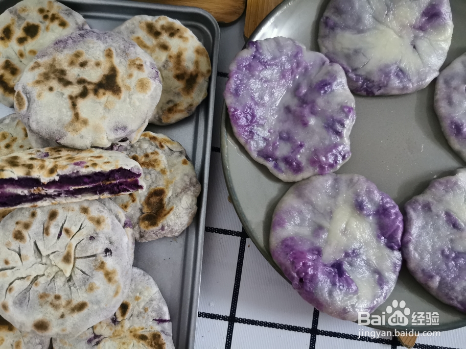 无油无糖紫薯饼这么做更好吃！
