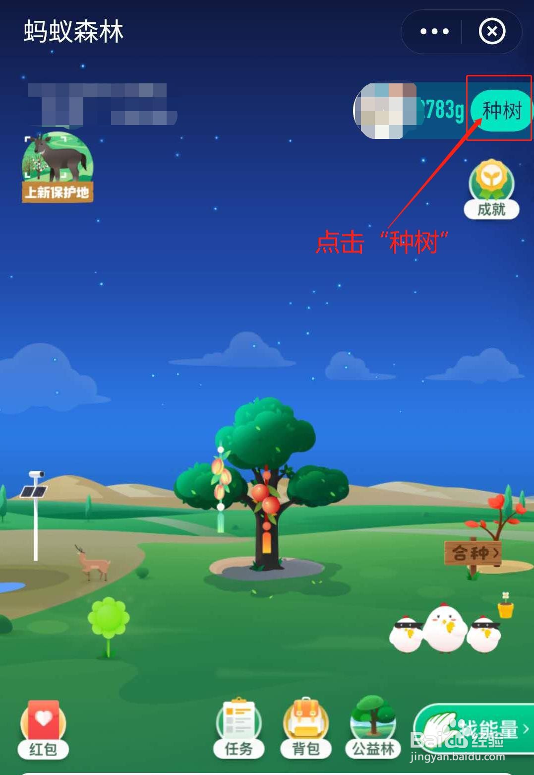 支付宝蚂蚁森林如何申请保护京西保护地