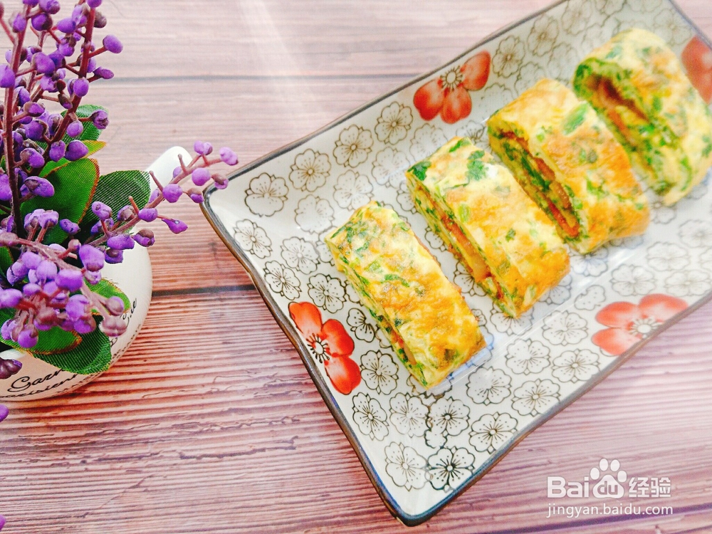 菠菜鸡蛋培根卷怎么做